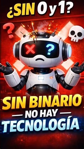 Sin el codigo binario no hay tecnologia! #shorts #curiosidades #datoscuriosos #humor