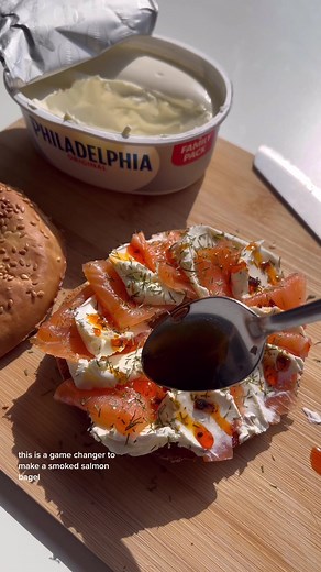 Delicious Salmon Bagel Breakfast Recipe