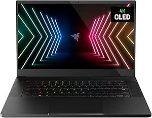 Razer Blade 15 Gaming Laptop: NVIDIA GeForce RTX 3080-11th Gen Intel 8-Core i9 CPU - 15.6” 4K OLED - 32GB RAM - 1TB SSD - CNC Aluminum - Chroma RGB - THX Spatial Audio - Thunderbolt 3