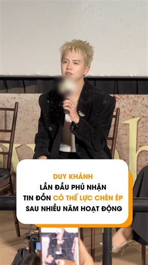 Duy Khánh lần đầu lên tiếng về tin đồn bị chèn ép #YAN #Xemsao | YAN News