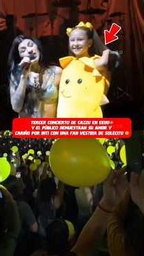Tercer Concierto de Cazzu en 🇺🇸 Otro lleno total y el público demostró su cariño por INTI ✅👏🏻