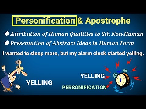 Personification & Apostrophe | English Figures of Speech | Explanation and Examples