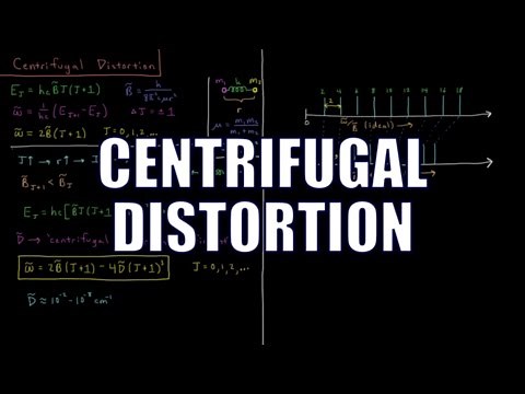 Quantum Chemistry 6.9 - Centrifugal Distortion