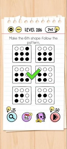 Brain Test Level 286 Solution & Walkthrough | Tricky Puzzles (Android & iOS Shorts)