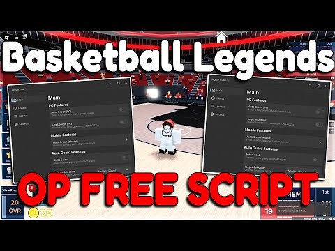 NEW Basketball Legends 🏀 SCRIPT [UPD] - Auto Perfect Score, Auto Guard, Auto Farm & OP Features!