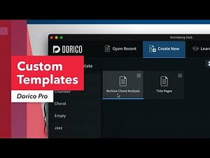 Music Notation and Score Preparation Using Dorico Pro: Custom Templates & Berklee Analysis