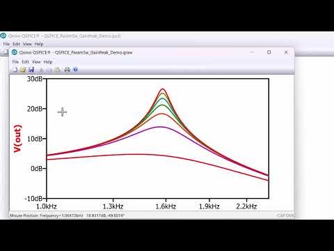 QSPICE .STEP – Parameter Sweep