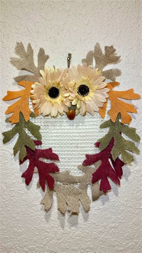 90K views · 1.1K reactions | Fall Owl Wreath Dollar Tree DIY #falldiy #dollartreediy #CraftyBeach | Crafty Beach on YouTube | Facebook