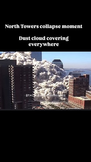 Twin Towers | North Tower collapse moment Dust cloud covering everywhere The full version is on our YouTube account. Link in profile... | Instagram