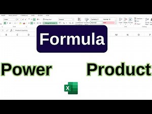 Power Formula in Excel - Product Function in Excel - Excel Formulas