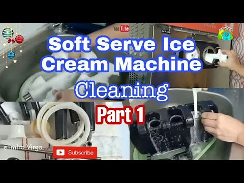 Correct Way Of Cleaning Ice Cream Machine Part 1 || Miken
