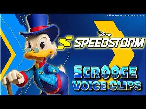 All Scrooge McDuck LEEKED Voice Clips • Disney Speedstorm • All Voice Lines • 2025 (Alan D Marriott)