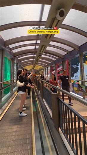 🇭🇰 Mid-Levels Escalator Central Hong Kong ❣️ #shorts
