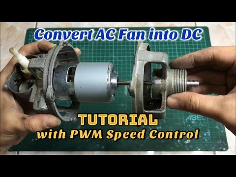 DIY: How to convert 220V AC Electric Fan into 12V DC | Tagalog Tutorial