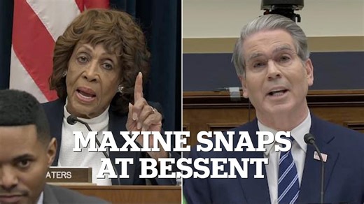 Moment Maxine Waters snaps at Scott Bessent in wild hearing