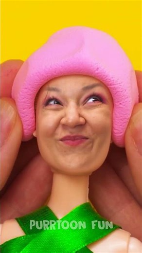 Uh‑Oh, My Barbie Is Bald! 👩🏼‍🦲 Quick Wig Fix in 5 Minutes! 💕
