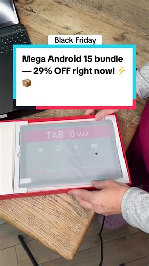 Unboxing the Android 15 Mega Bundle and this deal is unreal! 😍 You get the tablet plus a free keyboard, stylus, mouse, protective cover and stand — all for £65 (29% OFF) right now. It’s fast, lightweight, and perfect for streaming, work, study, or gifting this Christmas. 🎁 🔥 Grab yours today and be ahead of the sales — this deal won’t last long! #AndroidTablet #MegaBundleDeal #TechGiftIdeas #DealDrops #TikTokMadeMeBuyIt @PRITOM World