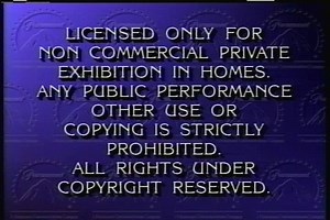 Ghost (1991; S-VHS; Opening/Closing)