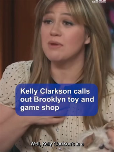 Kelly Clarkson spoke publicly about a recent visit to a shop called Art of Play in Brooklyn, alleging the toy and game store treated her like she “couldn’t afford” its merchandise. The store claims the item the three-time Grammy winner wanted was not for sale. #kellyclarkson #nyc #brooklyn #artofplay