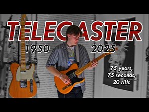 A BRIEF HISTORY OF THE TELECASTER 1950-2025 | Minute Medleys