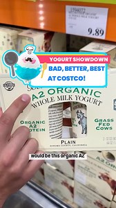 Yogurt Showdown: Bad, Better, Best at Costco! 🥛 Navigating the yogurt aisle like a pro! Discover which ones are a hit and which ones are a miss—because no one wants to spoon into disappointment. 😂🍦 Credit: cleankitchennutrition Don't let your taste buds miss out – follow COOCO and let's fry up some fun together! | COOCO