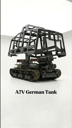 How Germans Products A7V Tanks?🤯