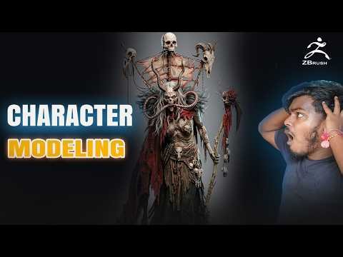 Creature Modeling From Zero – Real-Time ZBrush Sculpt (LIVE)