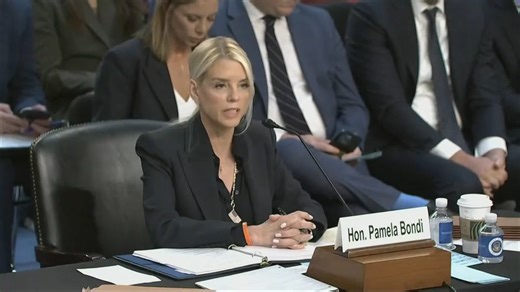 'Your FBI director testified that was a fact': Pam Bondi stews in anger as senator cuts through her lies during tense hearing