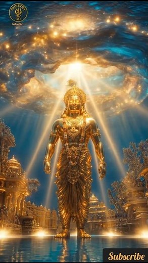 Dwarka under the sea 😳 | Living statue of Lord Krishna 🙏✨ #Dwarka #Krishna #IndianMythology #AIVide