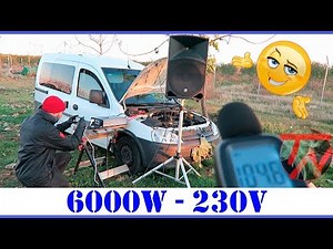 We tested a 6000W inverter, it's insane! The car can't take any more... Pure Sine Wave 12V to 220...