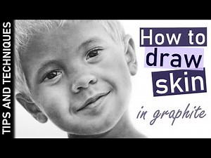 How to draw skin in graphite | Tips for drawing people portraits