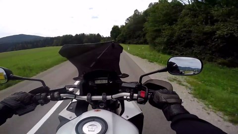 Slovenia by motorcycle Part 6 - Spectacular mountain pass into Croatia for lunch