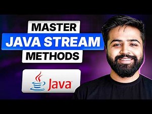 Java Stream Methods Deep Dive | All Intermediate & Terminal Operations | Java Full Course #40