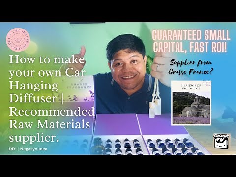 How to Make your own Car Hanging Diffuser? | Most Recommended Perfume Raw Materials Supplier | DIY