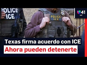 Texas formaliza alianza con ICE: migrantes en alerta por nuevo acuerdo estatal