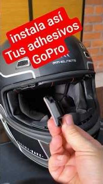 Cómo Instalar Adhesivos GoPro #GoPro #Tutorial #Adhesivos #Casco