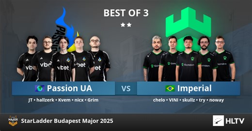 Passion UA vs Imperial at StarLadder Budapest Major 2025