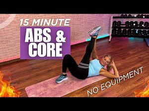 15-Min NO EQUIPMENT Ab Workout (Beginner Friendly Core Strength!)