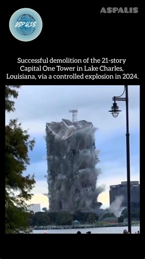 Thunder in Seconds — Controlled Implosion of the Capital One Tower (Engineering Breakdown) #shorts