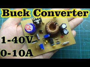 Powerful buck converter 10A 40V
