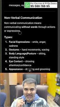 Verbal vs Non-verbal communication