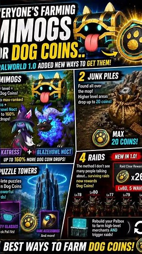 Did You Know Base Raids Now Reward Dog Coins? | Palworld 1.0