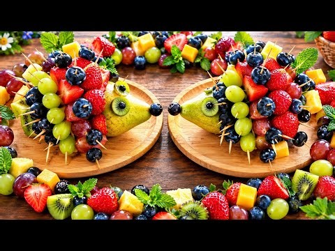 How To Make Fruit Hedgehogs! The Cutest Party Platter Ever!