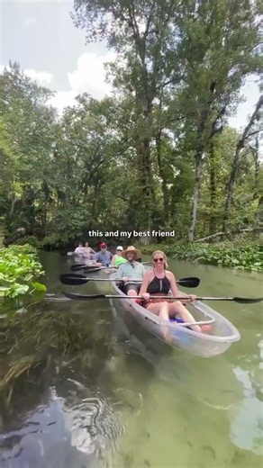 Send this to your adventure bestie and plan your clear kayak adventure at Rock Springs