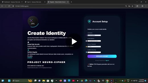 #python #machinelearning #cybersecurity #cryptography #flask #internship #exposysdatalabs #neurocipher #aes #datascience #studentproject #exposysdatalabs #jainuniversity #jayanagar #bengaluru… | Kuruva Siva