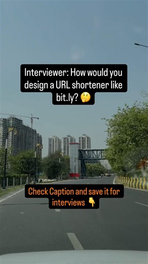 URL shortner System Design 👇