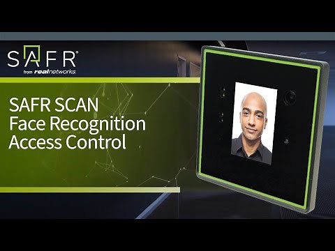 SAFR Scan high performance face recognition access control