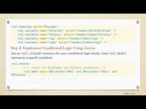 How to Write Multiple when Conditions Using XSLT