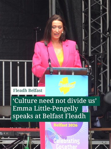 Fleadh Cheoil na hÉireann 2026 Belfast opening speech by Emma Little‑Pengelly