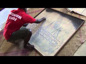 Sand Drawing: A Blackbirding Ship - Vanuatu Cultural Centre, Port Vila
